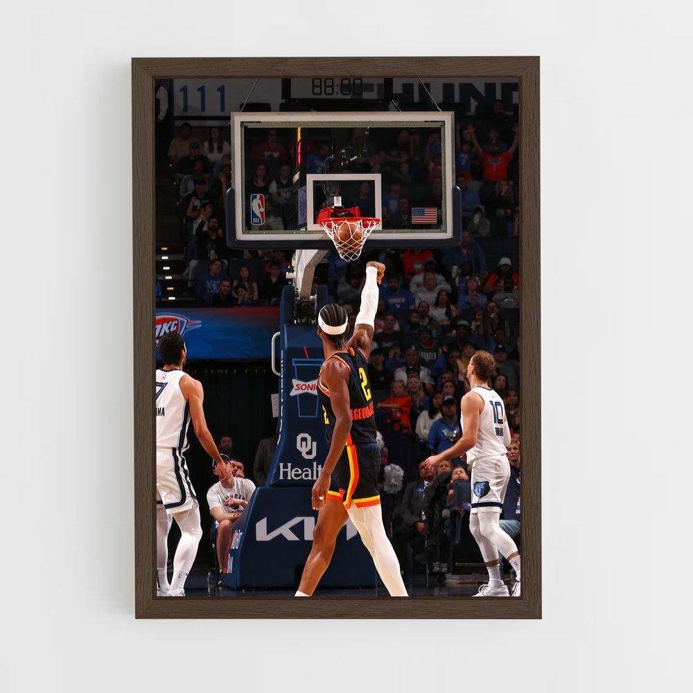 Poster Oklahoma city thunder – affiche Basketball (vue 5)